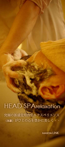 新感覚理容室だけのヘッドスパ